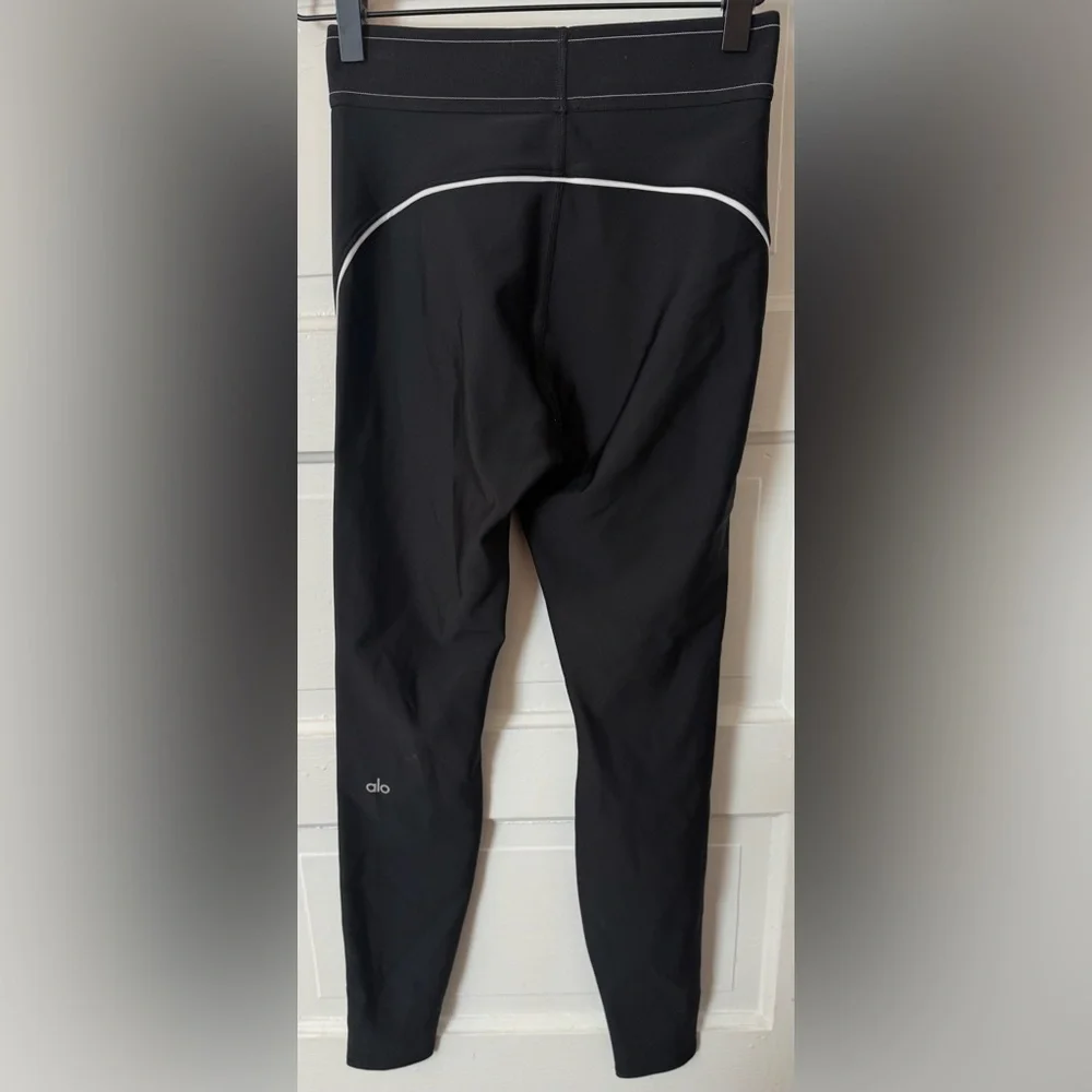 Alo Airlift High-Waist Suit Up Legging Black/White Sz S - Picture 3 of 8